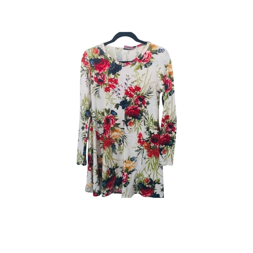 Discreet women's floral dress  size medium‎